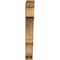 Ekena Millwork Balboa Traditional Rough Sawn Bracket, Western Red Cedar, 6"W x 34"D x 46"H BKT06X34X46BOA01RWR - alternate 3